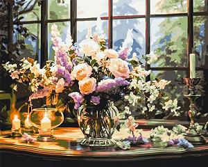 Картина по номерам Полевые цветы на столе 40х50 см [tsi244486-TSI] - Фото 1