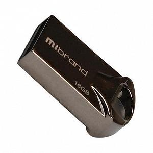 USB флеш-накопичувач Mibrand 16GB Hawk Black 2.0 MI2.0/HA16M1B - Фото 1