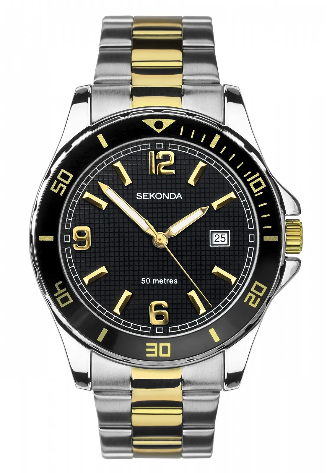 Чоловічий Аналоговий Годинник Sekonda Classic Кварцовий з Ремінцем з Нержавіючої Сталі, фото №1