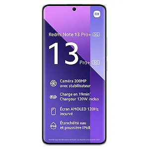 Смартфон Xiaomi Redmi Note 13 Pro+ 5G 256GB Moonlight White synthetic.ua - Фото 1