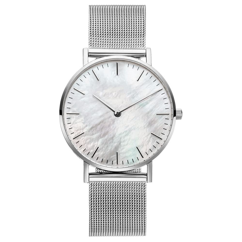 Жіночий Годинник Basfur Dress Fe-Montre-063-02 Сріблястий/Білий, Modern, фото №1
