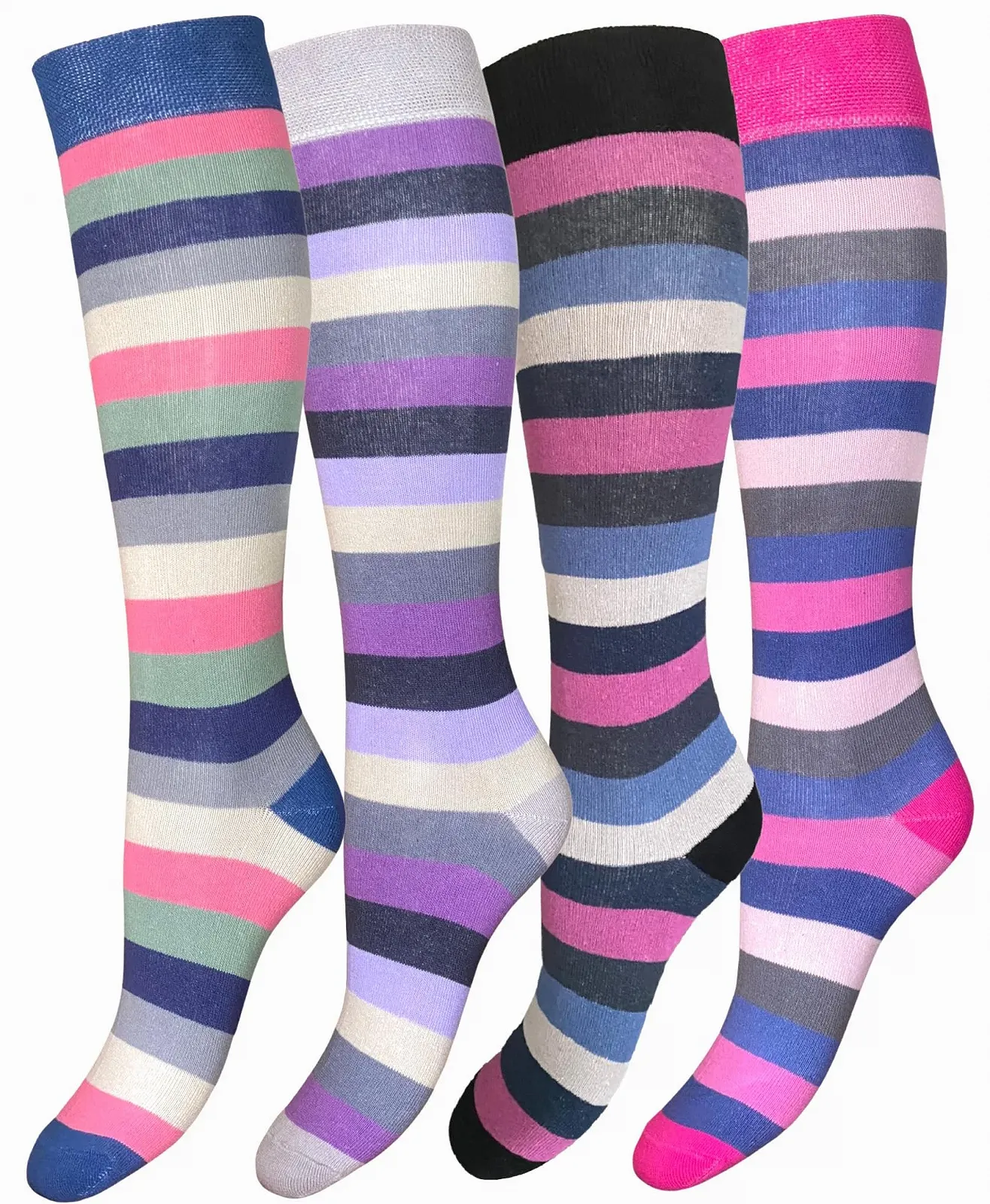 4 пари жіночих бавовняних гольфів, один розмір, фото №1