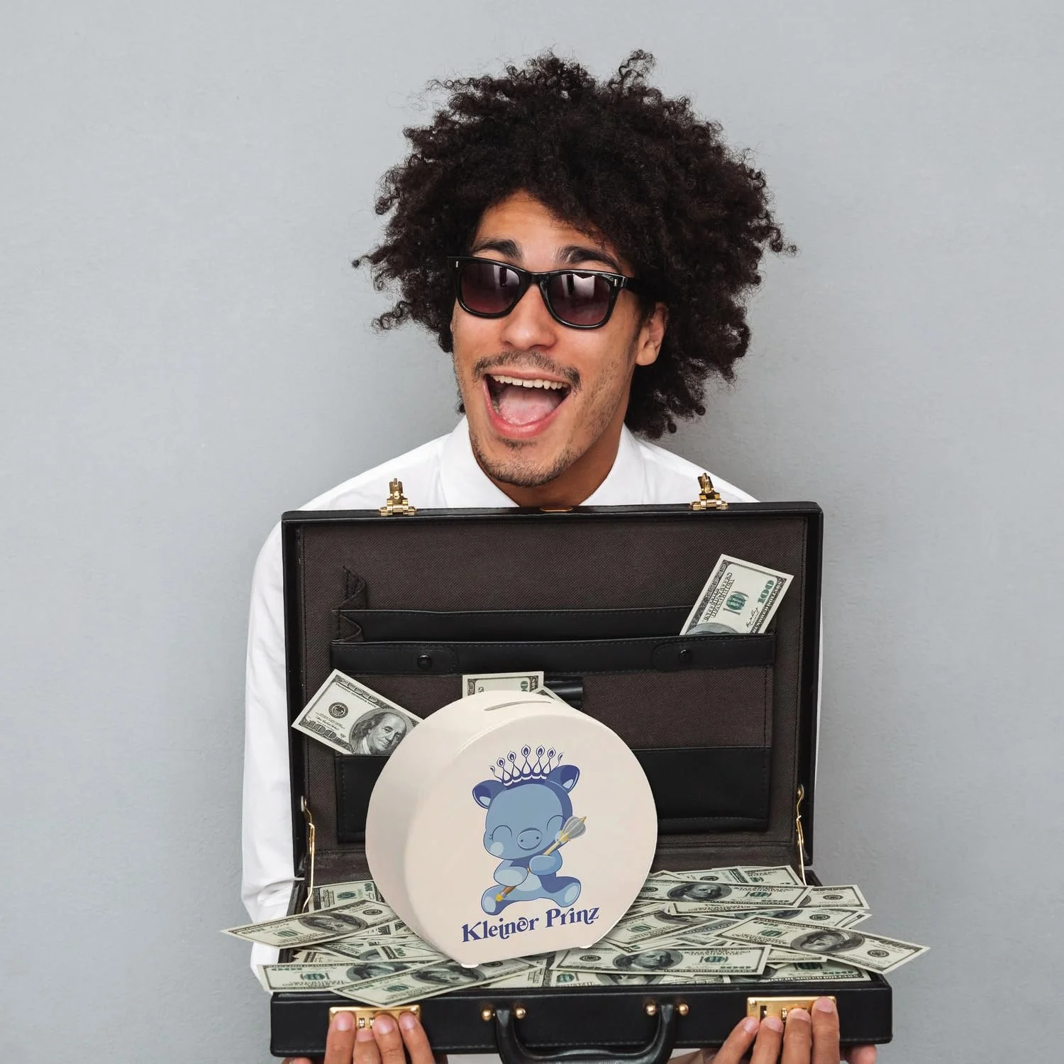 Скарбничка Little Prince Миле порося керамічна, фото №5