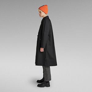 Жіночій плащ G‑Star Rider Trench Compact Bitt Canvas Dark Black - XS ціна на synthetic.ua - Фото 1 Жіночій плащ G‑Star Rider Trench Compact Bitt Canvas Dark Black - XS synthetic.ua - Фото 1