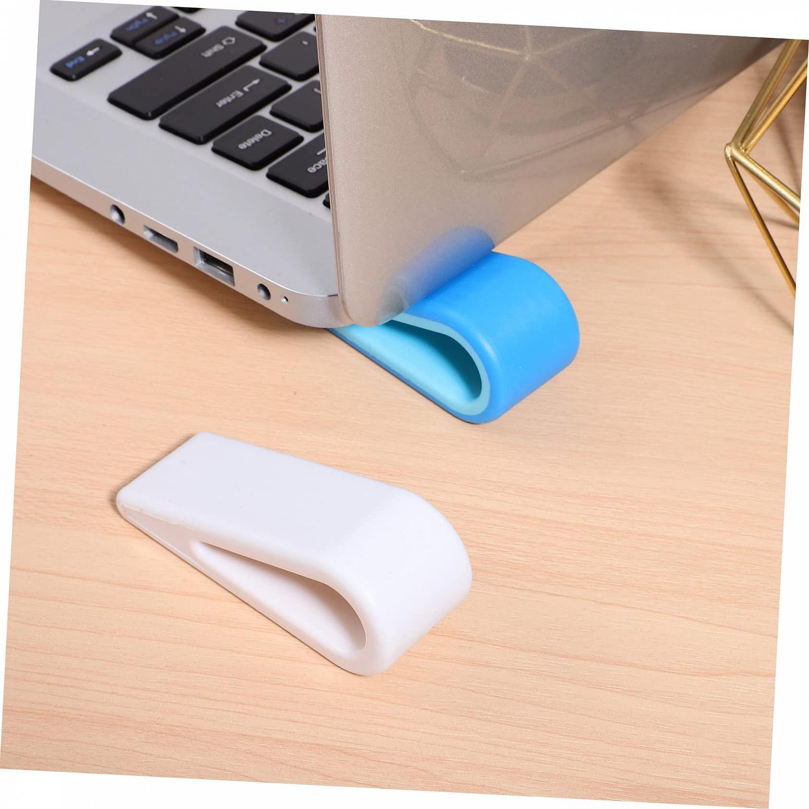 Подставка для ноутбука TEHAUX Универсальная подставка для ноутбука 4 шт. Подставка для охлаждения и эргономичная подставка для клавиатуры, фото №3 Подставка для ноутбука TEHAUX Универсальная подставка для ноутбука 4 шт. Подставка для охлаждения и эргономичная подставка для клавиатуры, фото №3