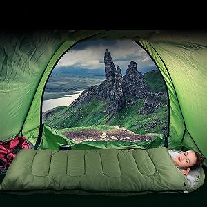 Спальний мішок MYVVKIA Winter Erwachsene wasserdichte Компресійний Водонепроникний Вітрозахисний Ультралегкий synthetic.ua - Фото 1