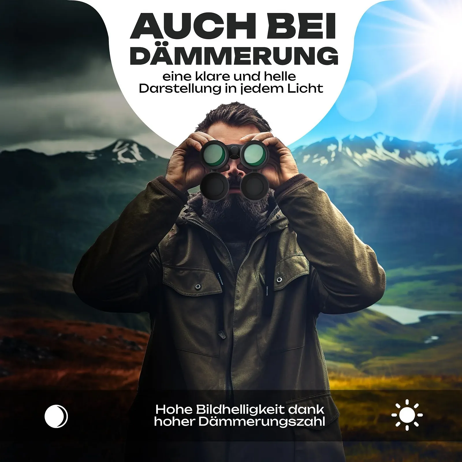 Бінокль NATUREVUE 10x42 IPX6 BAK4 FMC 700 г, фото №6