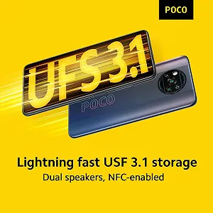 Смартфон XIAOMI Poco X3 Pro 8GB 256GB Frost Blue synthetic.ua - Фото 1