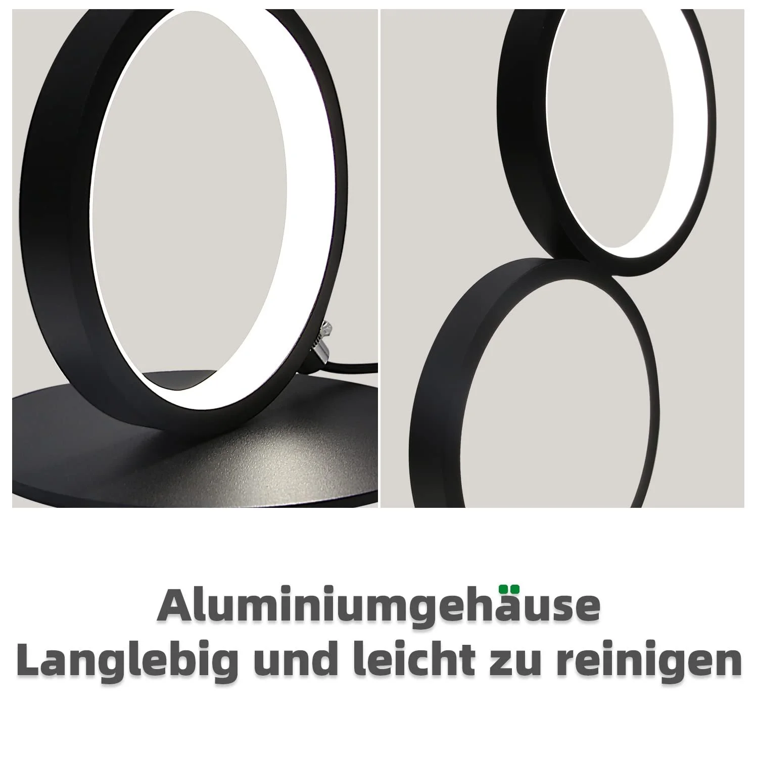 Світлодіодна настільна лампа кільцеподібна 12 Вт, фото №5