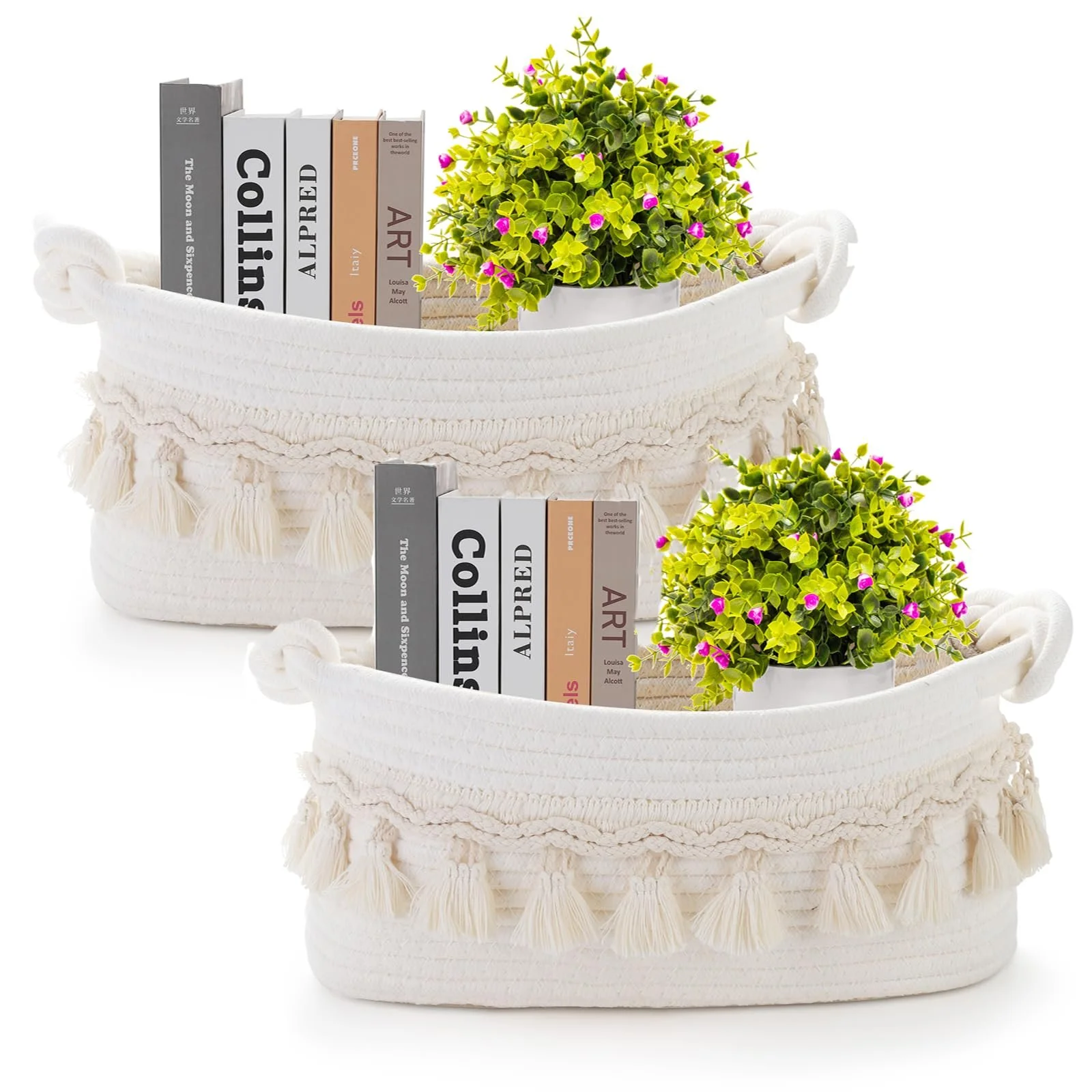 Органайзер Followarm Малая плетеная для хранения 35,5 x 14 x 15,2 см, фото №1