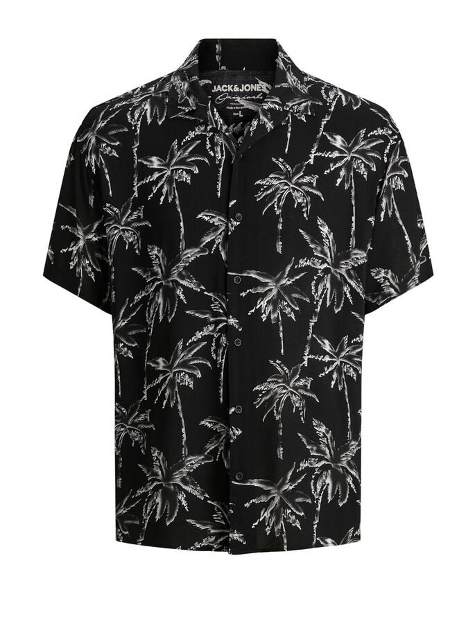 Пляжная рубашка Jack&Jones RESORT SS BLK 12187990 Черный M, фото №5