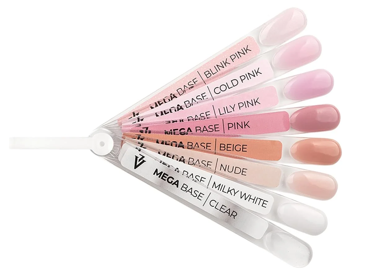 Гель-лак основа Mega Base Молочний Білий, 8 мл, фото №5