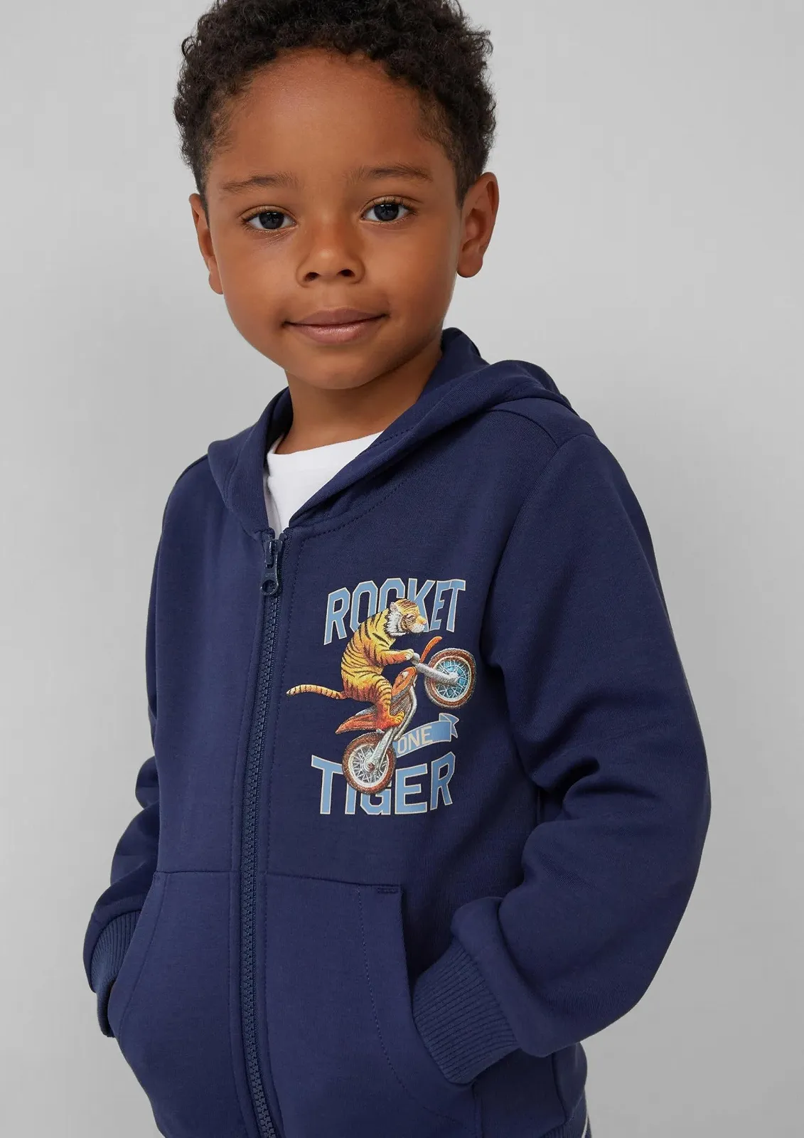 Толстовка s.Oliver из ткани интерлок с принтом спереди, фото №3