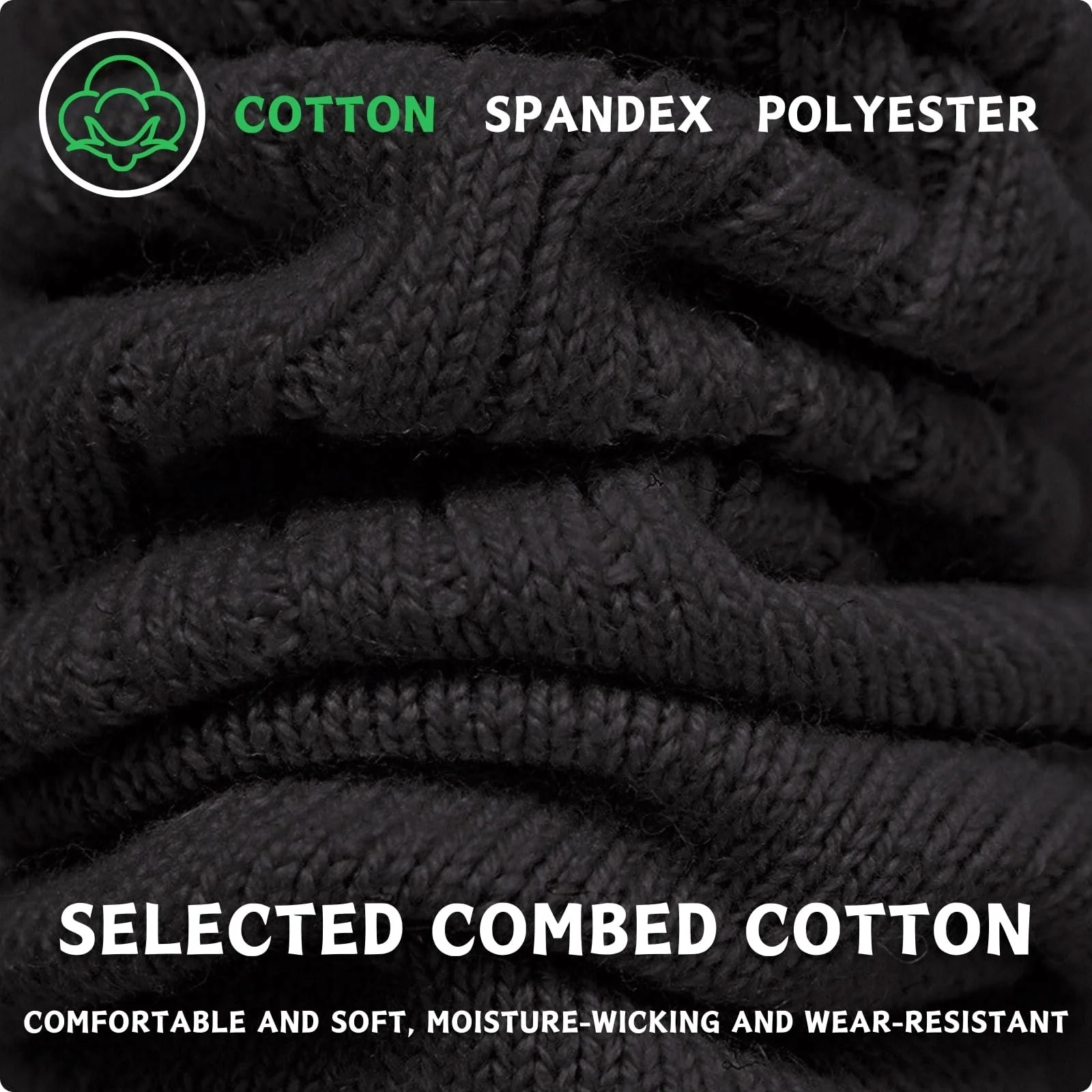 Комплект з 3 жіночих гольфів, One Size, фото №5