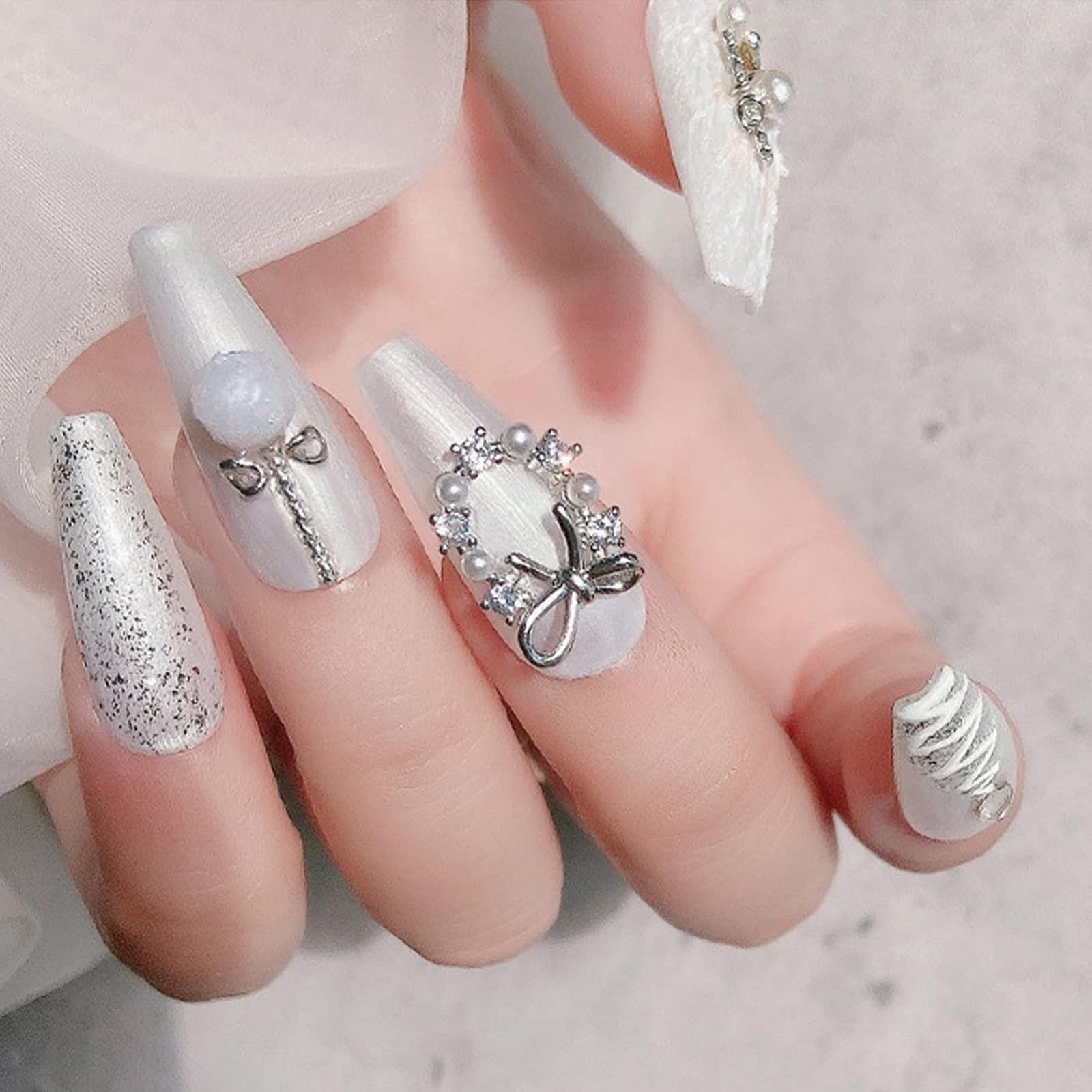 3D у вигляді бантів та вінків NICENEEDED, цирконієві, фото №6