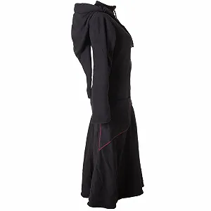 Пальто Vishes Длинное теплое флисовое с острым капюшоном synthetic.ua - Фото 1