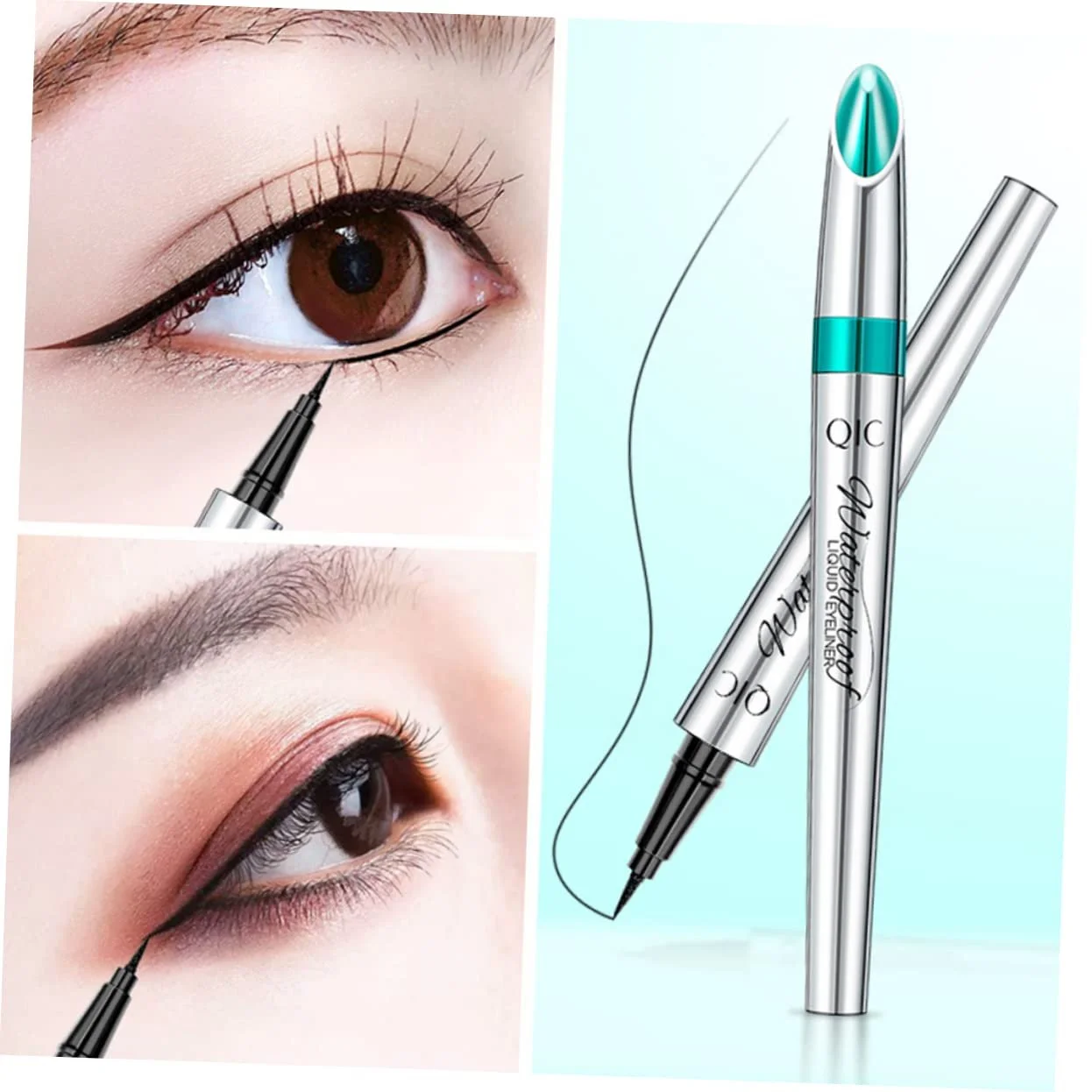 Підводка для очей FRCOLOR Тонка рідка Водостійка, фото №6