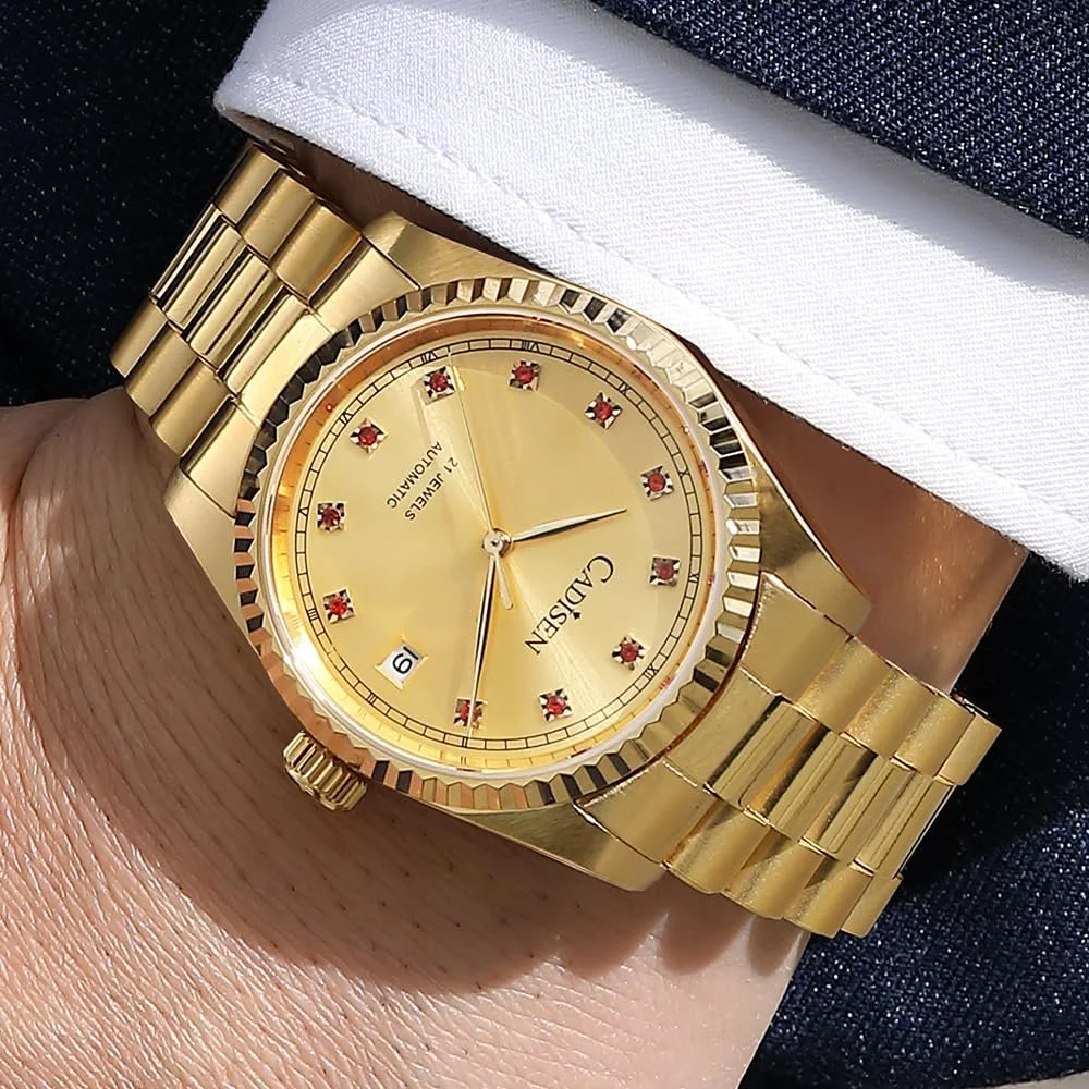 Мужские Автоматические Часы CADISEN Homage с Индикатором Запаса Хода, Механические, Нержавеющая Сталь, фото №4 Мужские Автоматические Часы CADISEN Homage с Индикатором Запаса Хода, Механические, Нержавеющая Сталь, фото №4