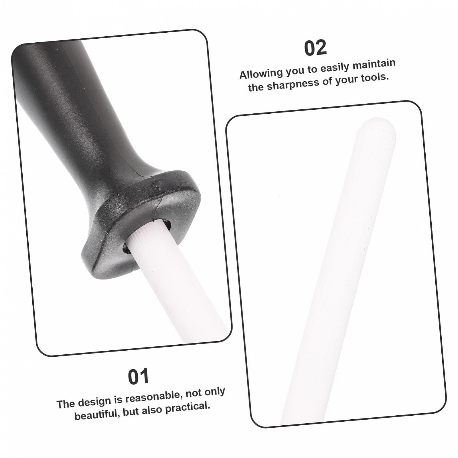 Керамический мусат для ножей Homoyoyo с эргономичной ручкой многофункциональный, фото №9