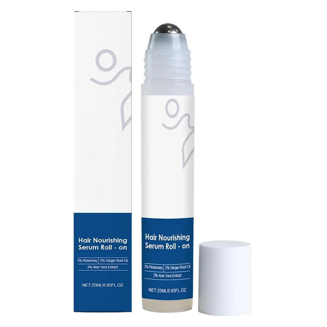 Сироватка для росту волосся Розмарин Roll On, сироватка для шкіри голови для контролю випадіння волосся, фото №7