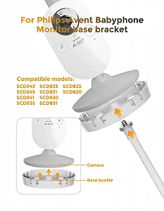 Кронштейн для Philips Avent SCD843/26 SCD833/26 SCD891/26 SCD881/26 Тримач камери для SCD845/26 synthetic.ua - Фото 1