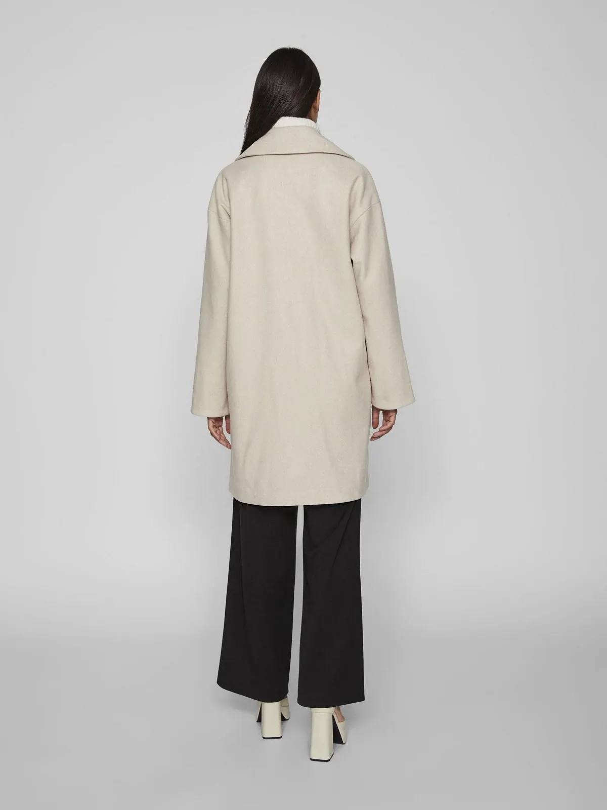 Пальто Vila Vilunes Женское L/S New Coat/Pb Короткая, фото №4 Пальто Vila Vilunes Женское L/S New Coat/Pb Короткая, фото №4