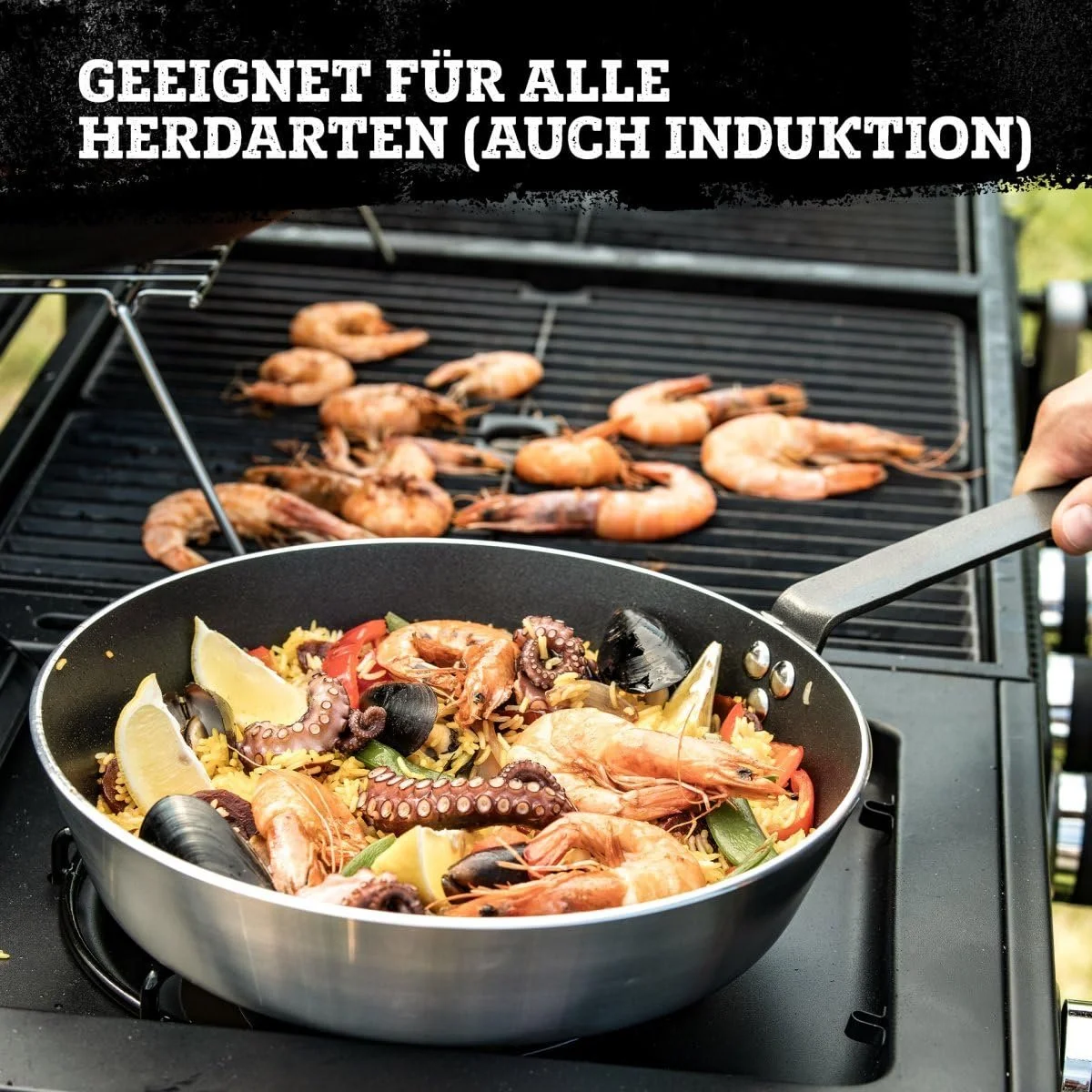 Сковорідка FMprofessional Resist алюмінієва 24 см, фото №5 Сковорідка FMprofessional Resist алюмінієва 24 см, фото №5