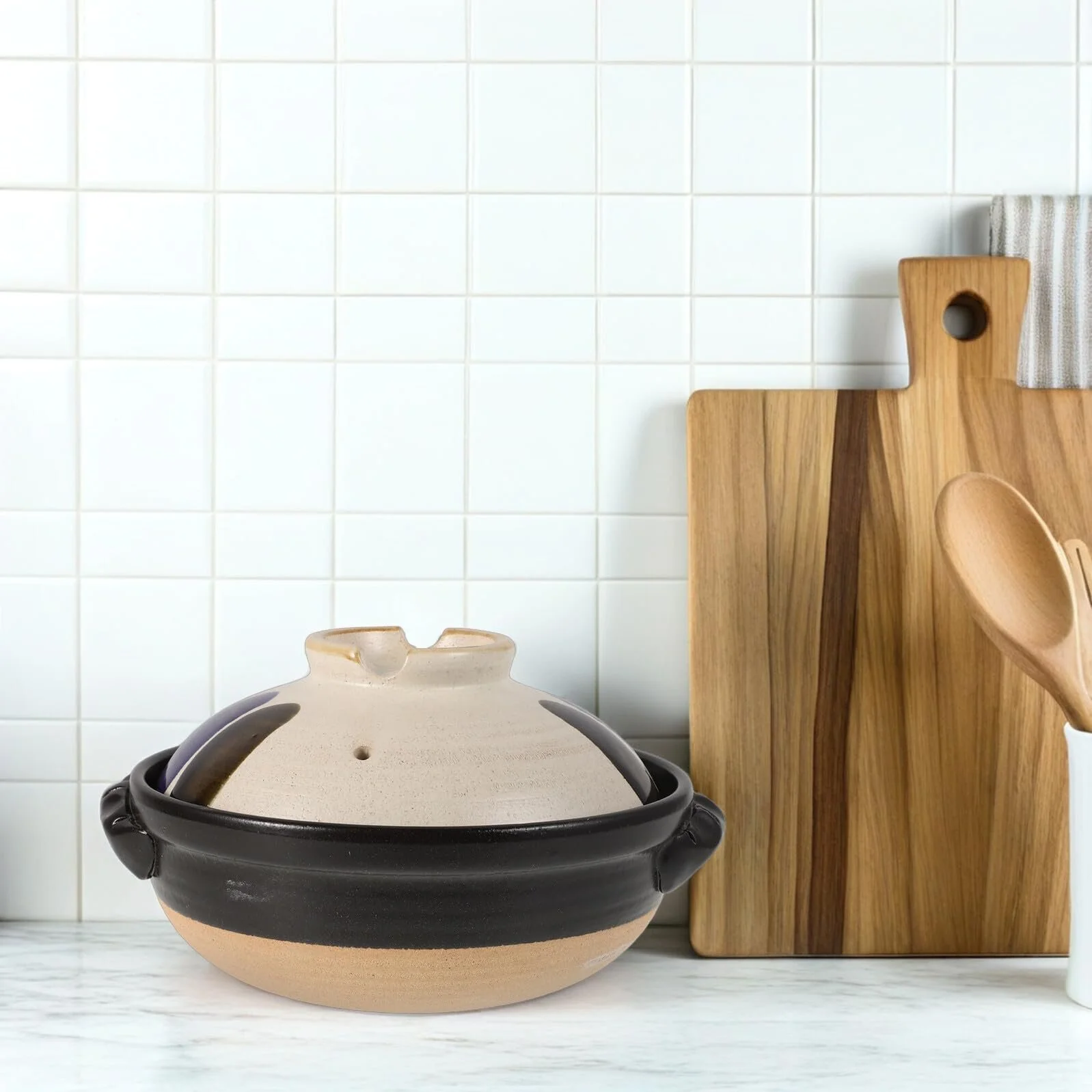 Каструля керамічна Ipetboom Japanese Кераміка з грубої пористої глини термостійка для супів та рису, фото №6