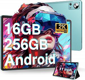 Планшет 11" 2K Dmoao D11 8+8/256Gb 8 ядер Android 13 8600 mAh Green - Фото 1