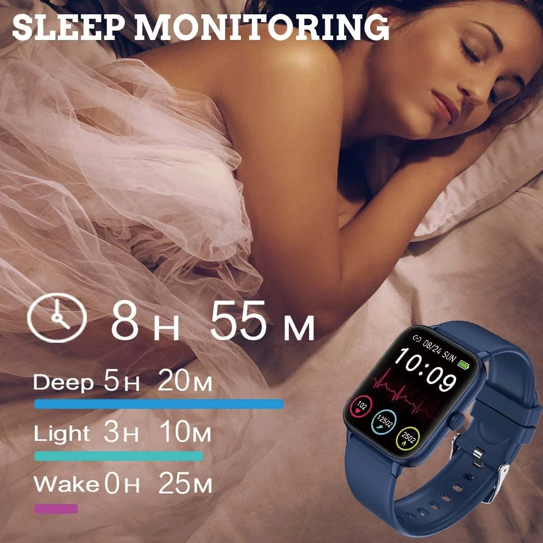 Смарт-годинник RollsTimi Жіночий для Android, фото №7