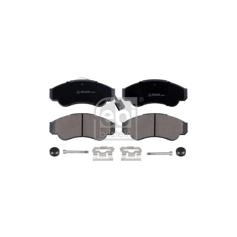 Комплект гальмівних колодок, дискове гальмо FEBI BILSTEIN 16663 для CITROËN FIAT PEUGEOT, фото №2