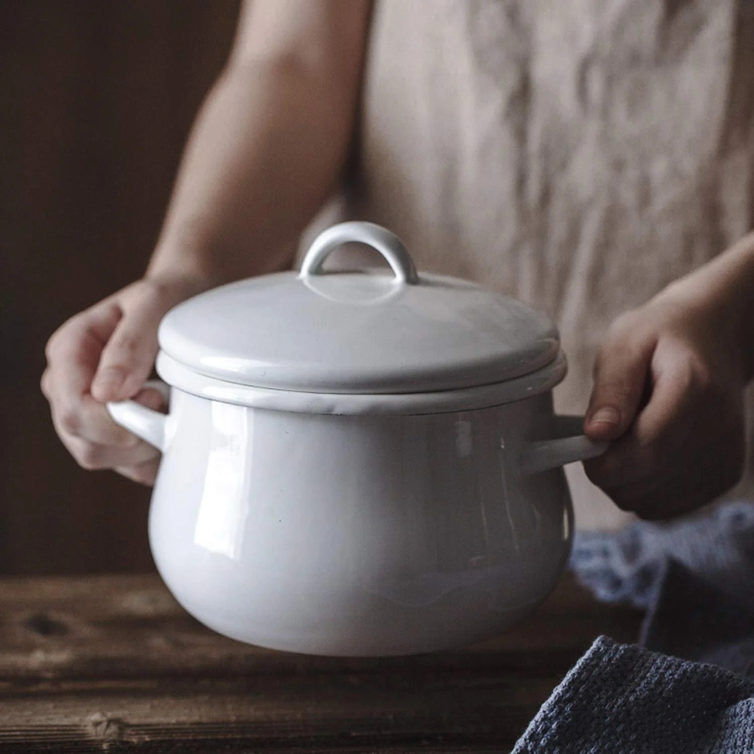 Кругла каструля для дитячого харчування AIBAB Японський стиль 1.7 л, фото №2 Кругла каструля для дитячого харчування AIBAB Японський стиль 1.7 л, фото №2