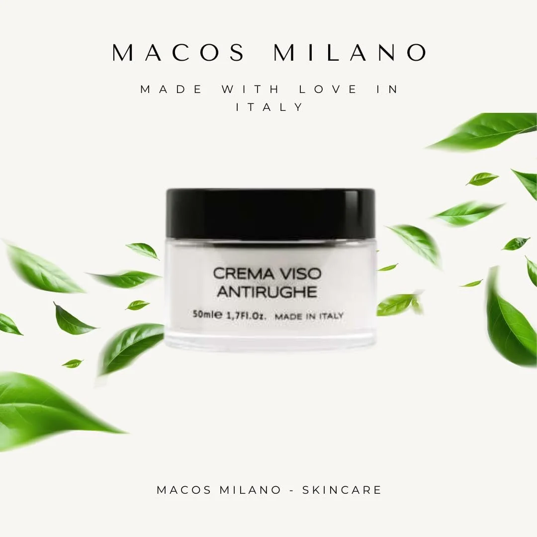 Крем для обличчя MACOS MILANO Anti-Wrinkle Face Cream зі слизом равлика та колагеном 50 мл, фото №1