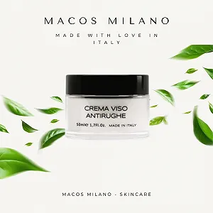 Крем для обличчя MACOS MILANO Anti-Wrinkle Face Cream зі слизом равлика та колагеном 50 мл - Фото 1