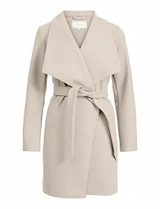 Пальто Vila с поясом - Фото 1