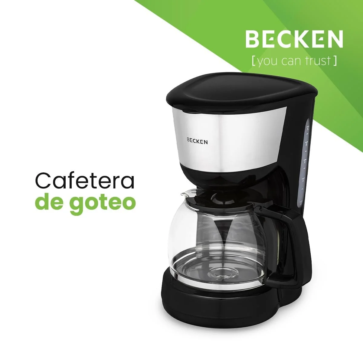 Кофеварка капельная Becken 1000 Вт 1.25 л, фото №2