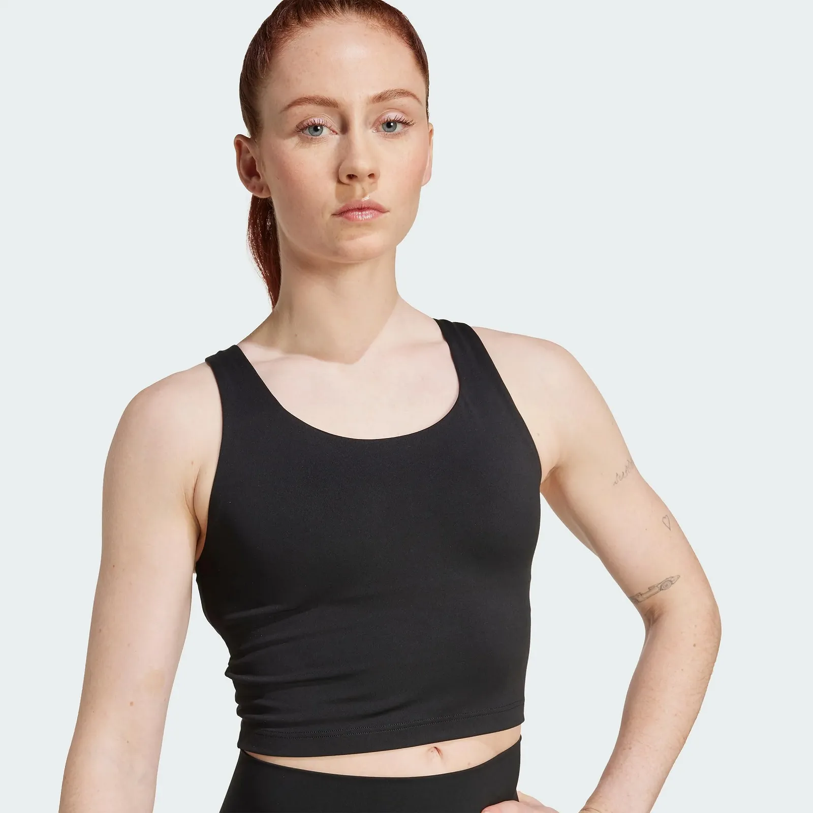 Спортивний бюстгальтер-топ adidas All Me середня підтримка, фото №4
