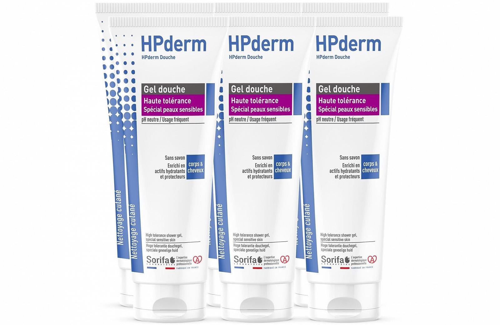 Гель для душу 2-в-1 HPderm High Colour Strength Для волосся та тіла 6 шт. 200 мл, фото №1
