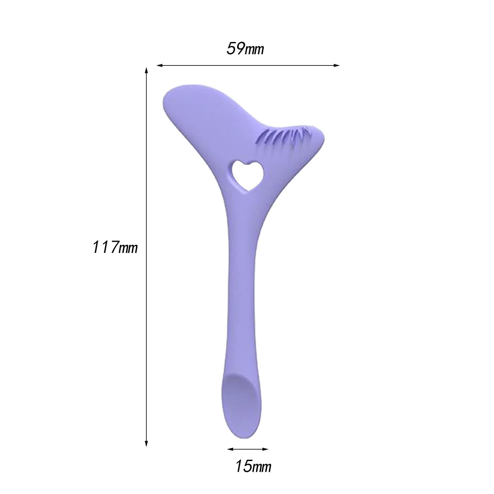 Трафарет для підводки очей Amagogo Багатоцільовий фіолетовий, фото №5