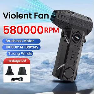 Турбовентилятор MR Pulsar X11 Turbo Jet Fan 580000 RPM c экраном Black synthetic.ua - Фото 1