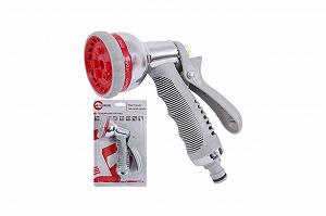 Пистолет поливочный Intertool - 8 функций ХРОМ (GE-0004) ціна на synthetic.ua - Фото 1 Пистолет поливочный Intertool - 8 функций ХРОМ (GE-0004) synthetic.ua - Фото 1