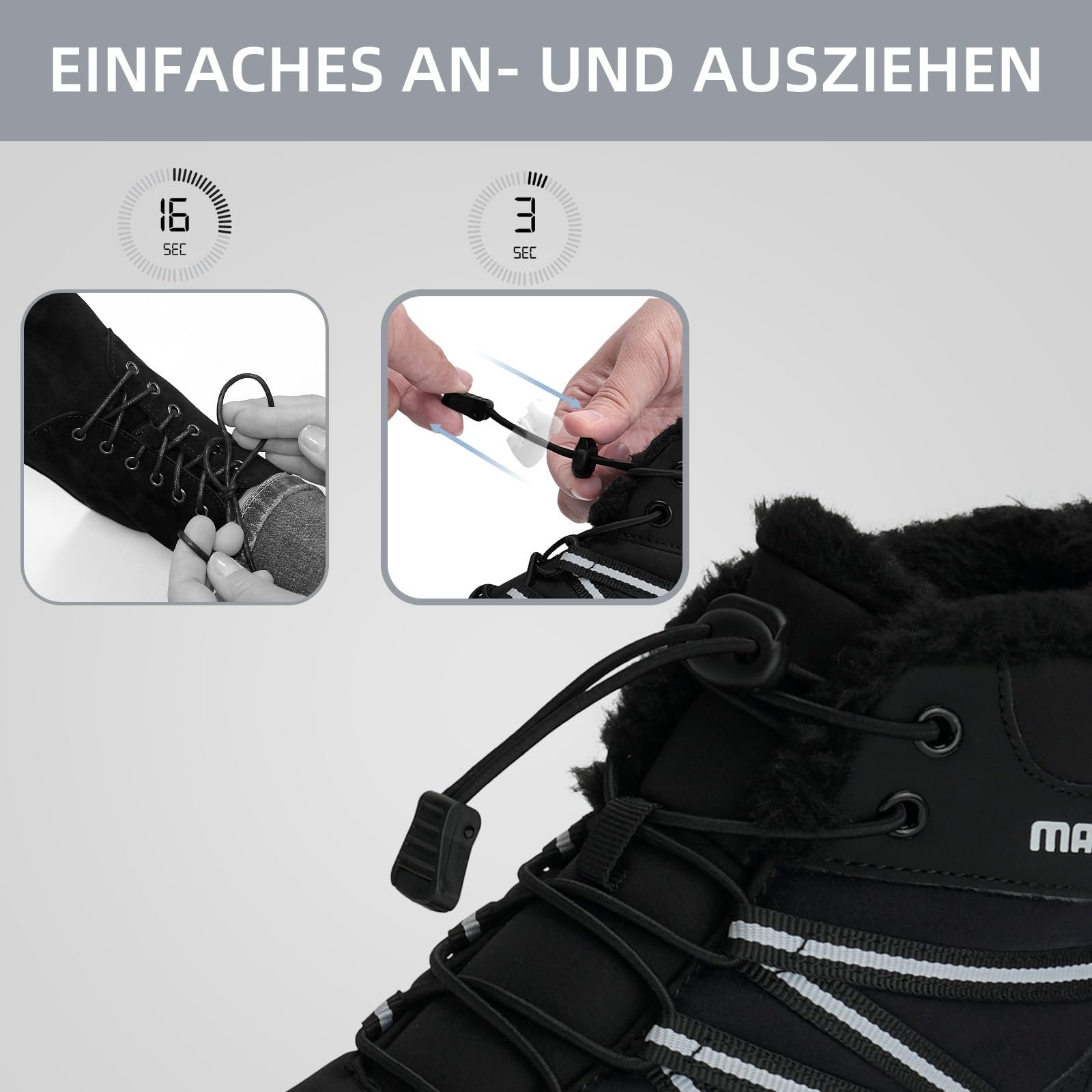 Черевики Mabove Barefoot Зимові Для чоловіків З утепленням, фото №5