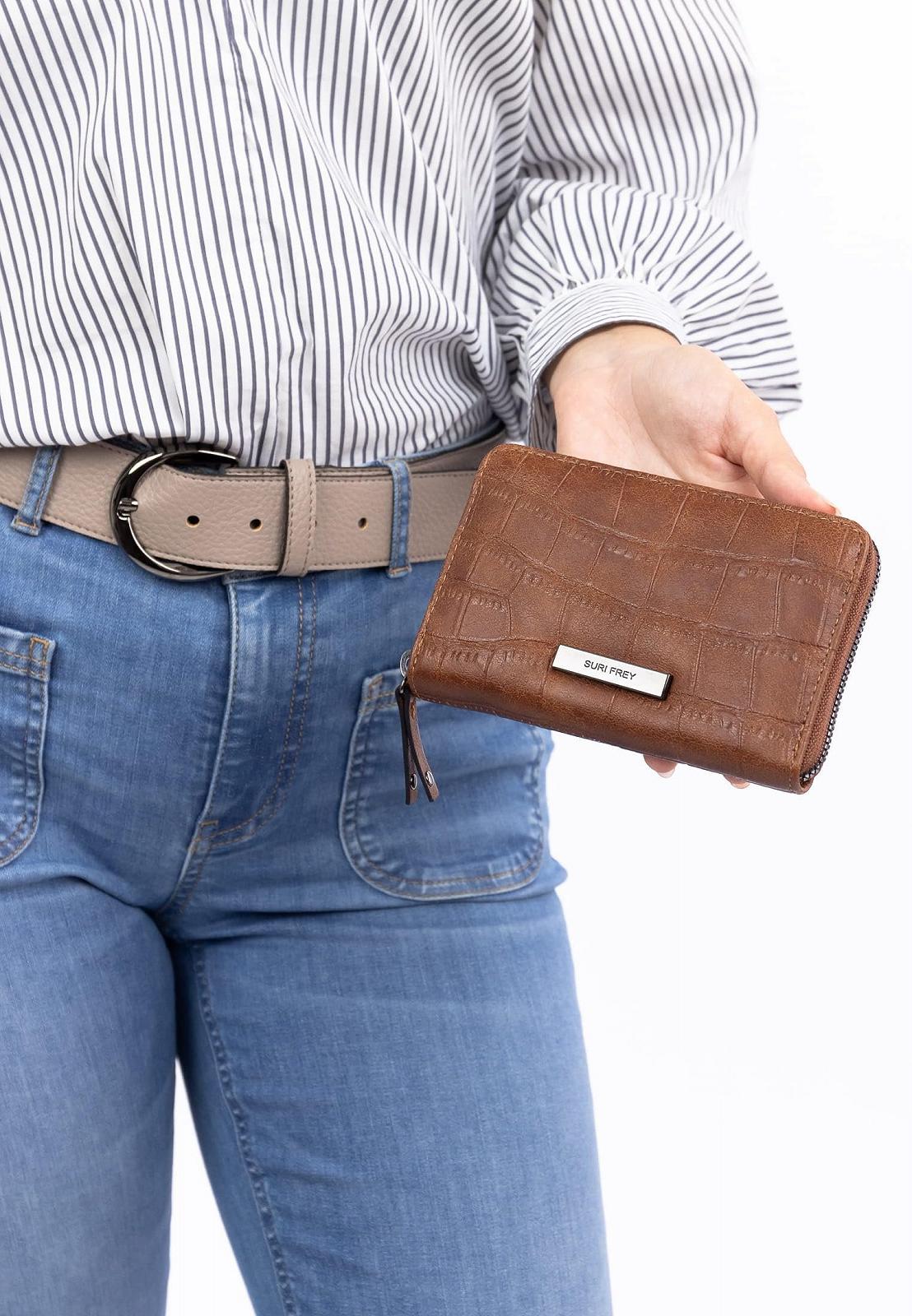 Гаманець SURI FREY SFY Hadley Zip Around Cognac, фото №4