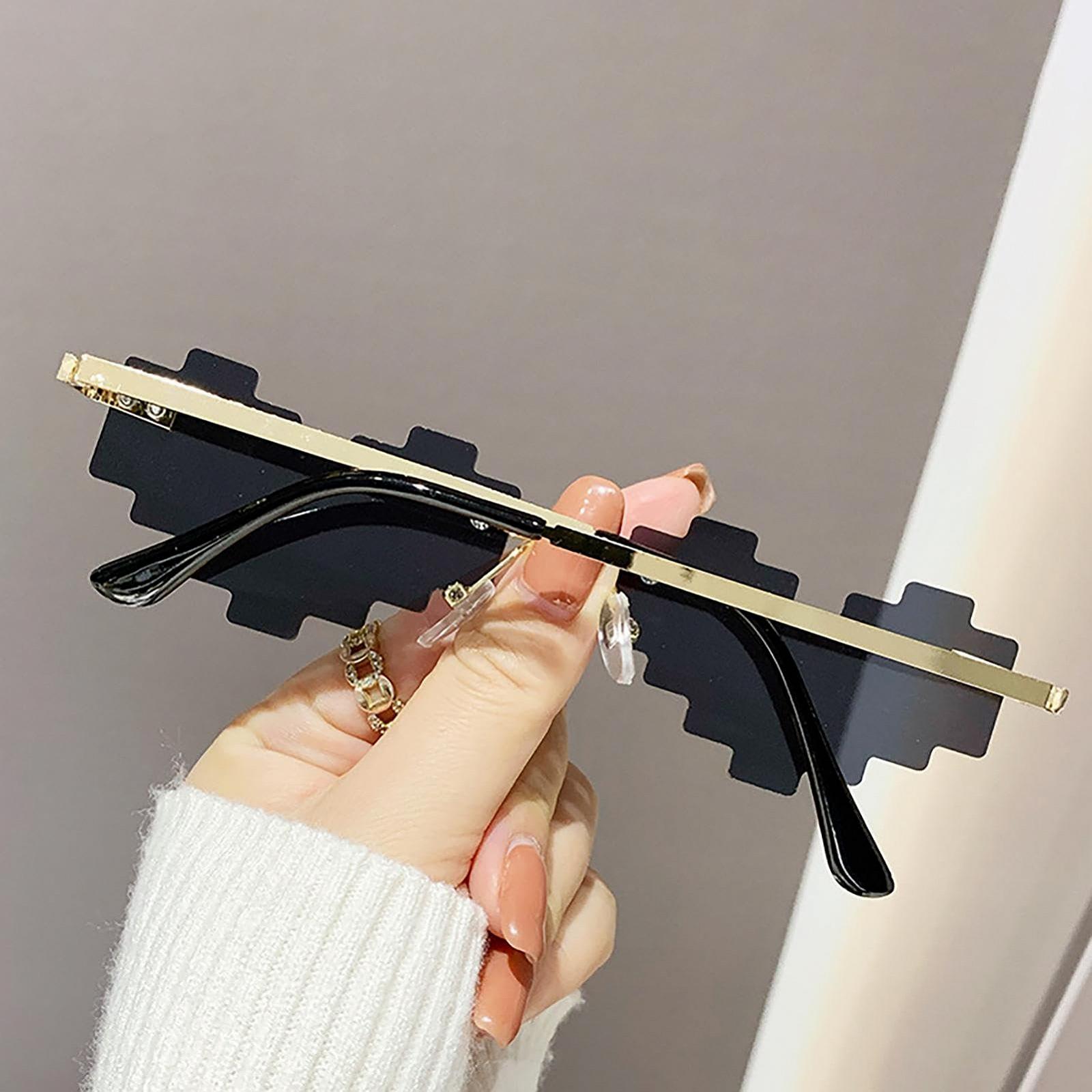 Сонцезахисні окуляри Серцеподібні Мозаїчні Різнокольорові, фото №3