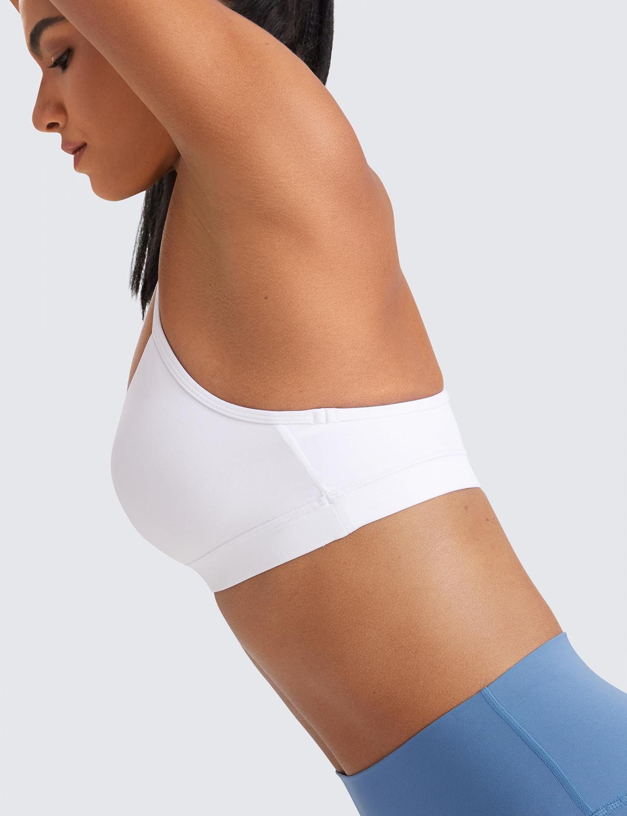 Спортивный бюстгальтер CRZ YOGA Butterluxe Racerback с вкладышами без косточек Y-образная спинка летний воздухопроницаемый топ на бретелях, фото №4
