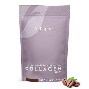 Дієтична добавка - Кава з цикорієм та колагеном NutriCoffee Nutriplus 100 г - Фото 1