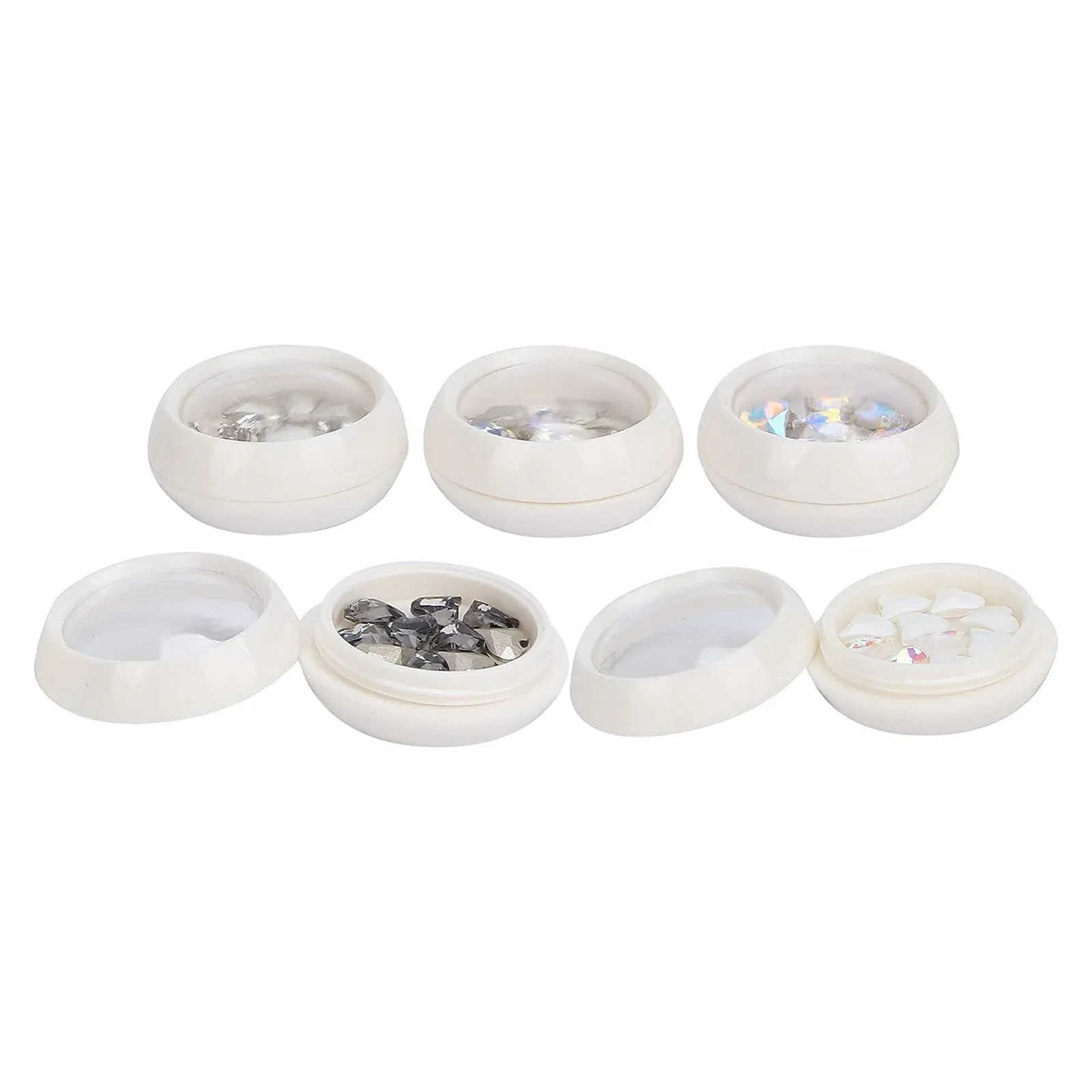 Стрази для нігтів Прикраса для нігтів Серцеподібні,/набір, блискучі, вишукані, фото №5