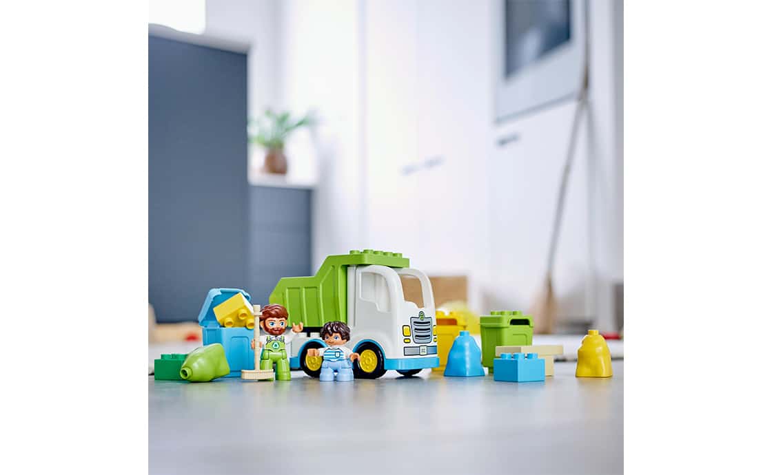 Конструктор LEGO Сміттєвоз і сміттєпереробка 19 деталей 10945, фото №5