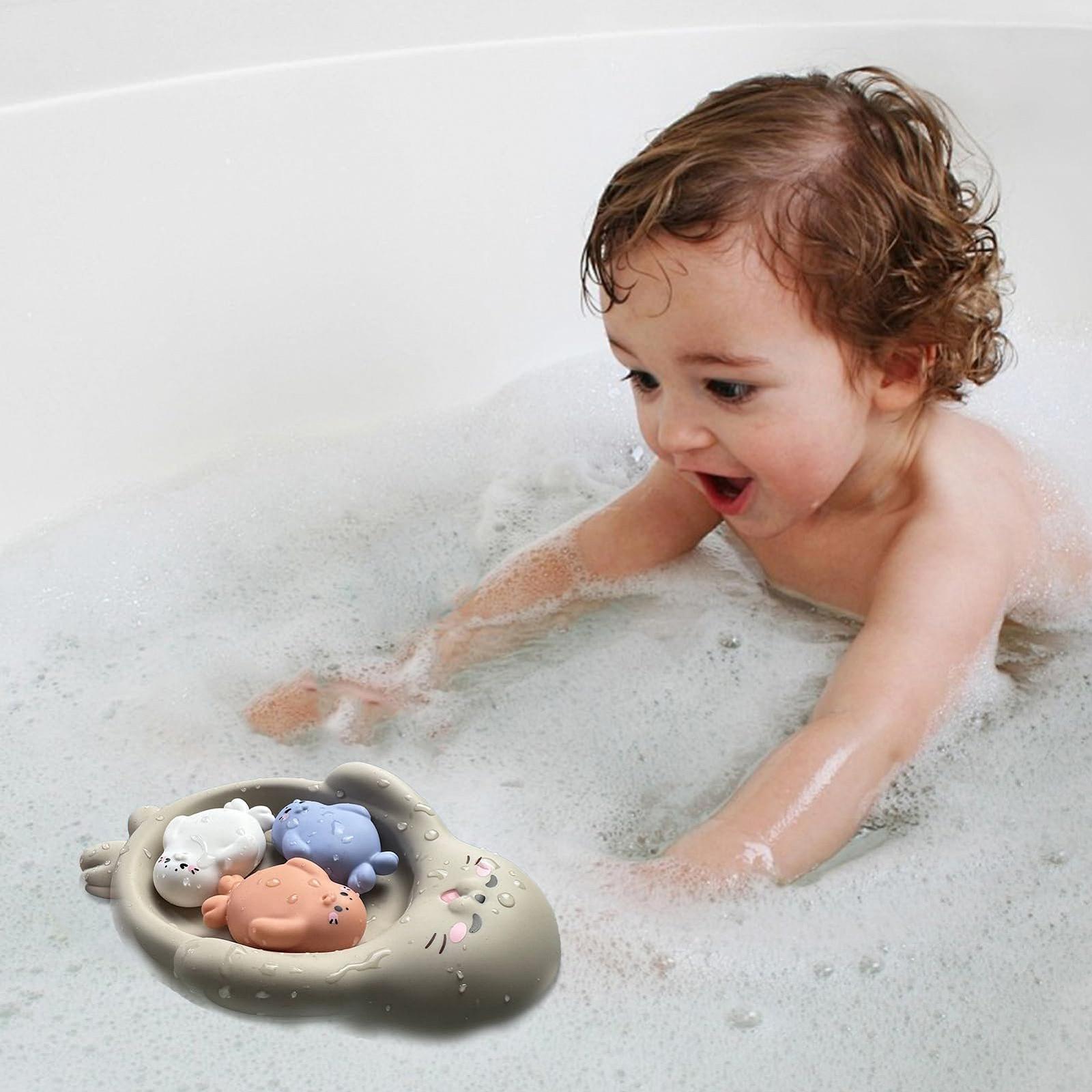 Набор игрушек для ванны Видра Гипопотам, фото №2