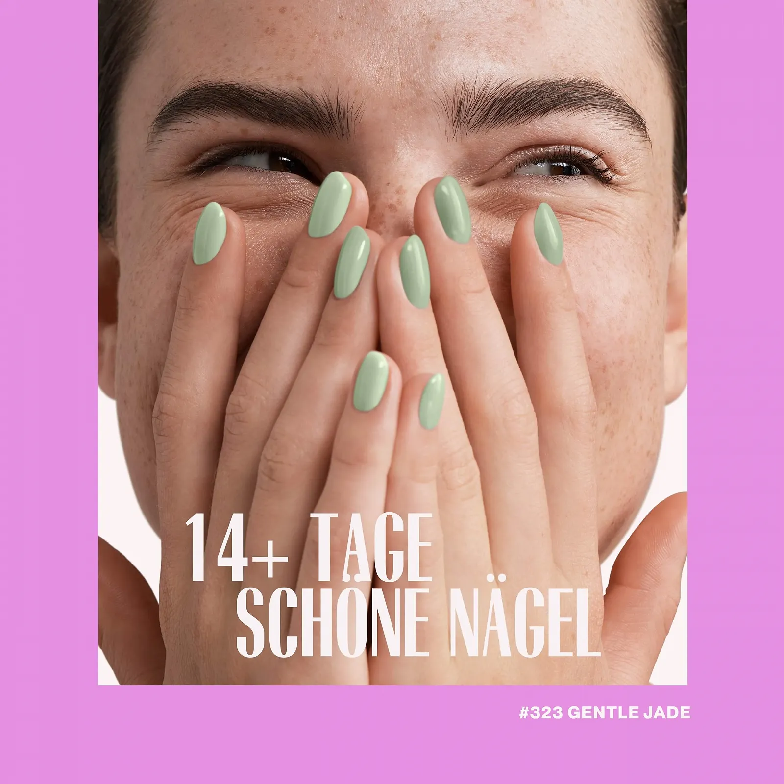 Гель-лак Pink Gellac 323 Gentle Jade, 15 мл, зеленый, фото №4 Гель-лак Pink Gellac 323 Gentle Jade, 15 мл, зеленый, фото №4